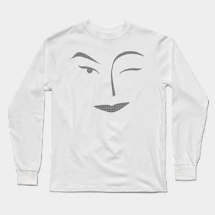 Natural beauty wink Long Sleeve T-Shirt